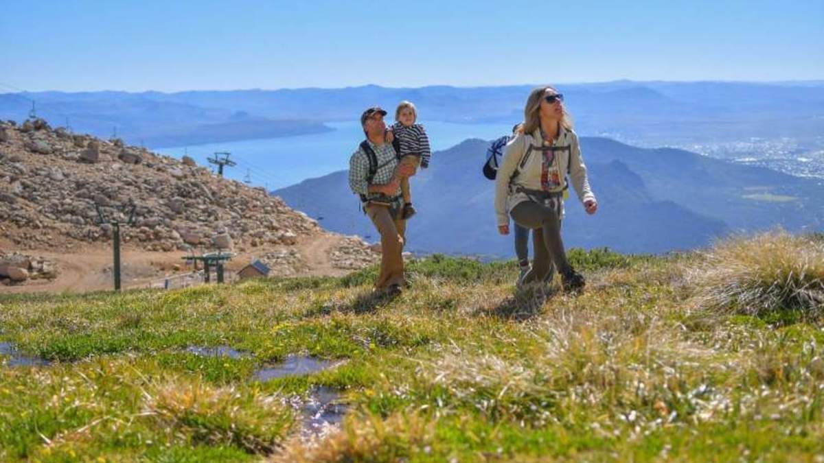 Llegar a lo más alto de Bariloche. Fuente: (Instagram)