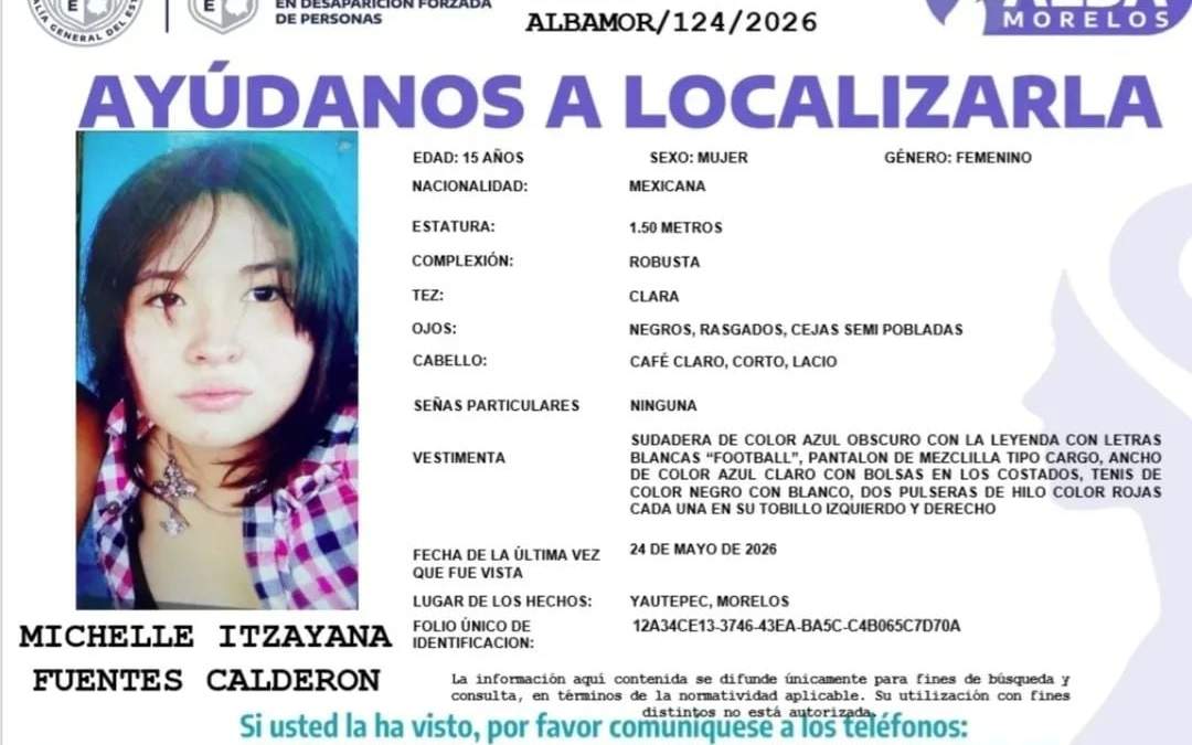 Resistencia estudiantil y familia exigen reforzar búsqueda de Michelle, desparaceida haces seis días