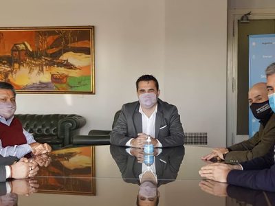 Darío Martínez se reunió con el ministro de Hidrocarburos de Chubut, Martín Cerdá