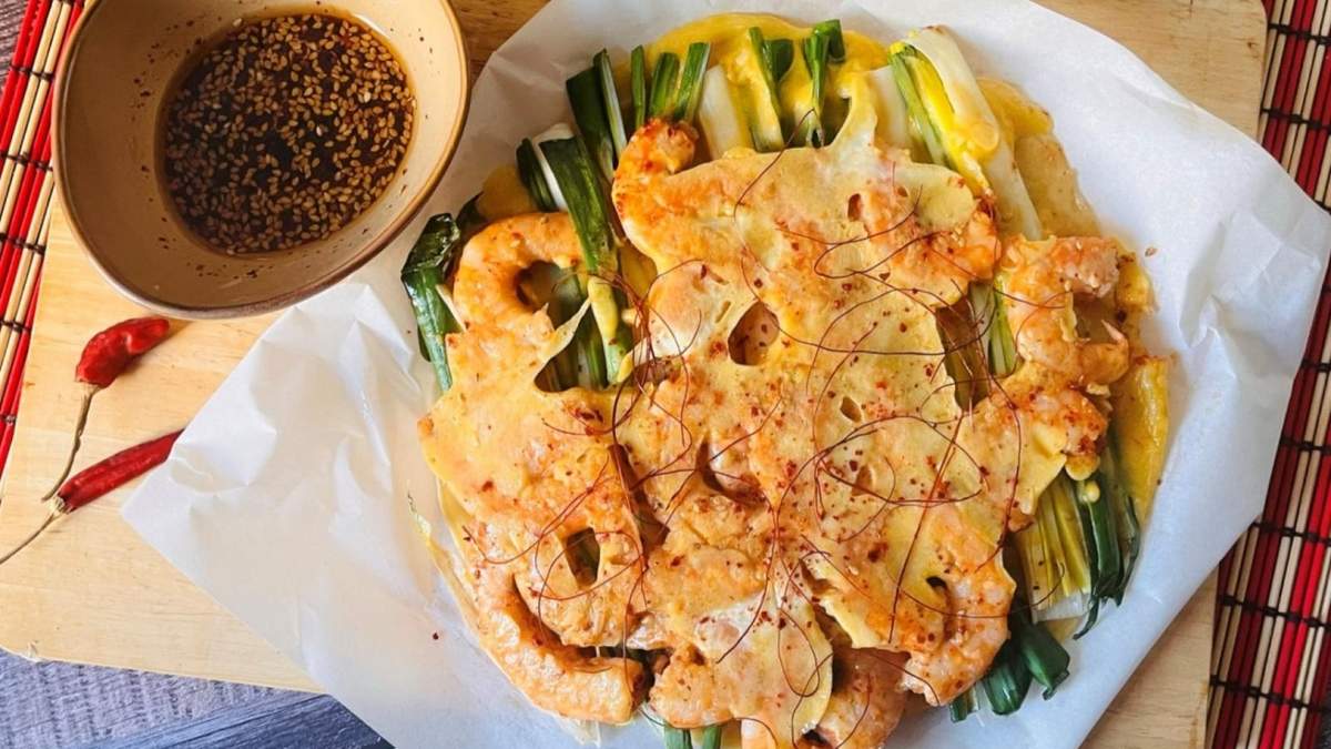 Tortilla coreana. Fuente: (Instagram)