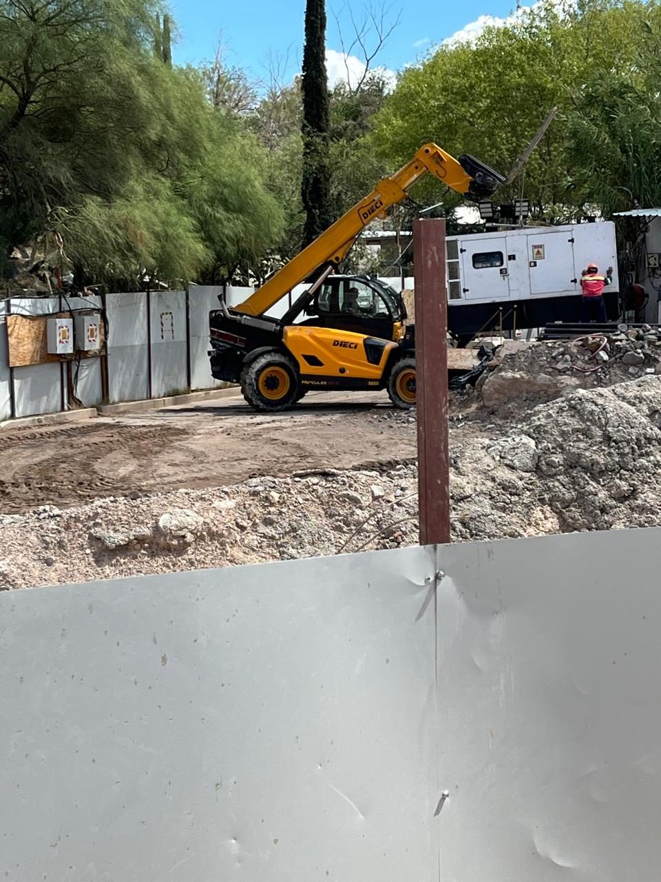Obras tren sonora Foto Especial
