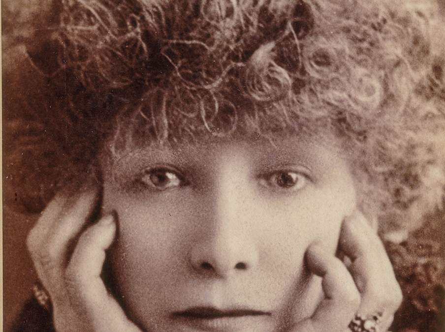 La actriz Sarah Bernhardt