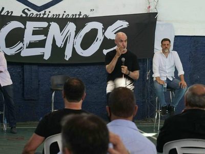 Horacio Rodríguez Larreta volvió al conurbano y se acercó al peronismo