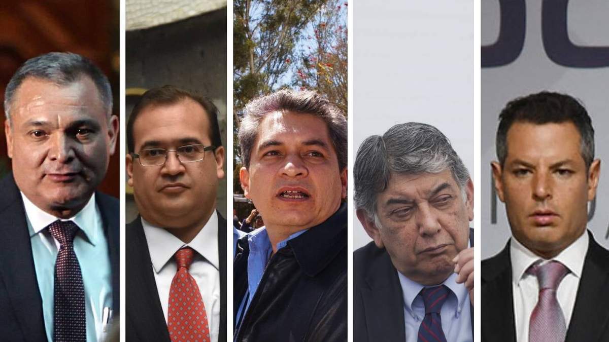 García Luna, Javier Duarte, Tomás Yárrington, José y Alejandro Murat