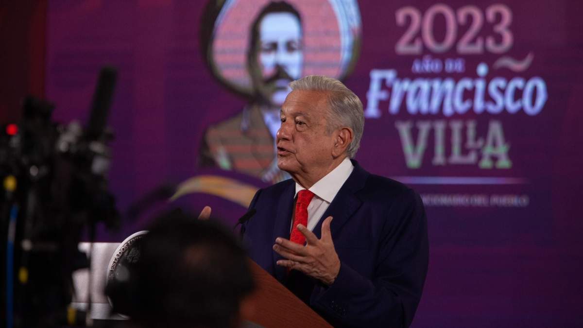 El mandatario en Palacio Nacional
