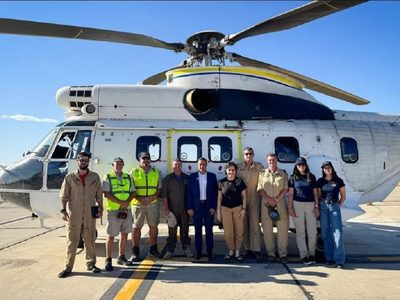 El Gobierno de Chile envió un helicóptero a Neuquén para combatir los incendios en Valle Magdalena