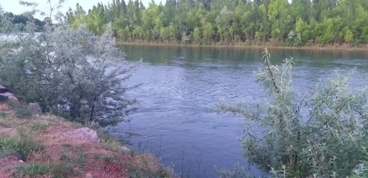 Río Neuquén en Vista Alegre. Fuente: (Twitter)