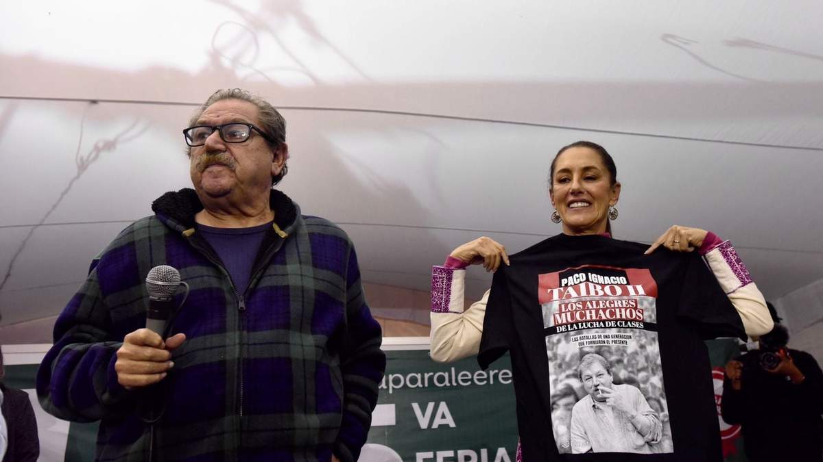 Sheinbaum presentó el libro del escritor y director del Fondo de Cultura Económica