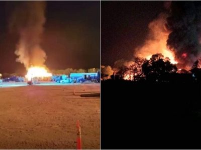 Explosión de ducto de Pemex en Reforma, Chiapas deja dos heridos
