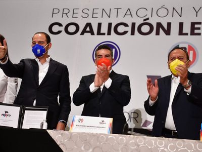 PRI, PAN y PRD formalizan continuación de su alianza legislativa para disminuir el poder de AMLO