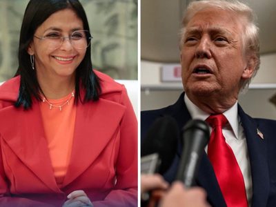 Trump mantiene una “larga” llamada con Delcy Rodríguez: “Es una persona estupenda”