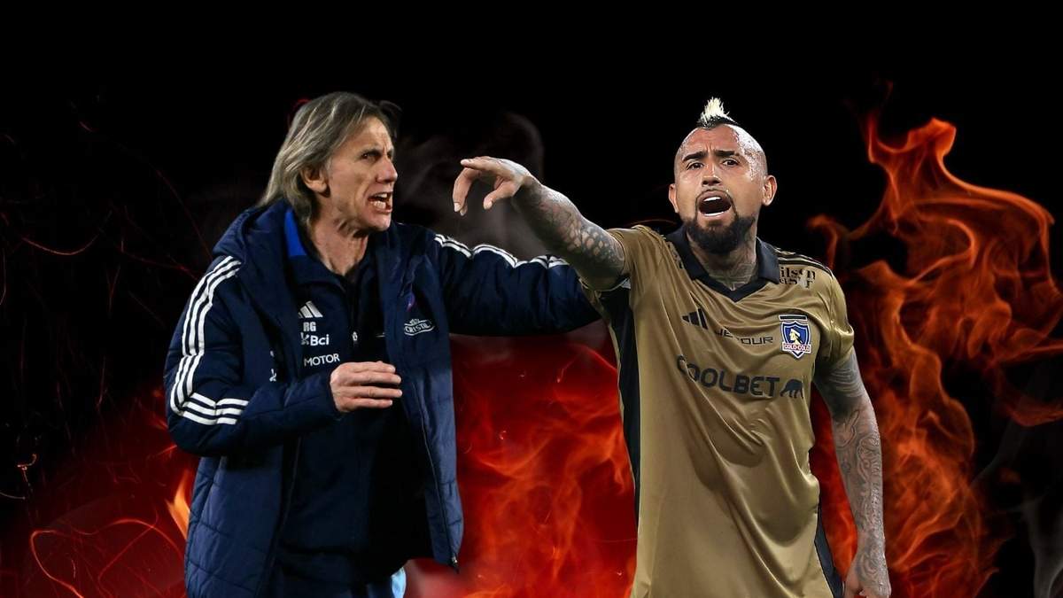 Ricardo Gareca y Arturo Vidal. Fuente: (Minuto Neuquén)