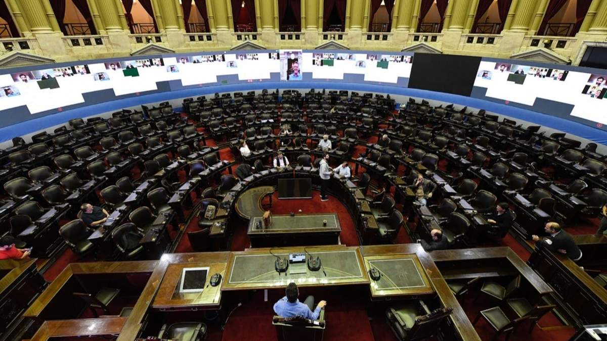 Cámara de Diputados de la Nación. (Fuente: Twitter)