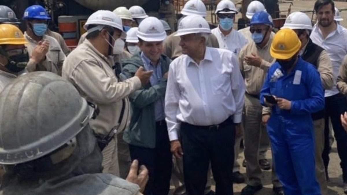Visita del presidente a refinería de Salamanca