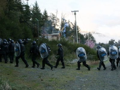 Cuatro mapuches detenidas fueron trasladadas a Buenos Aires