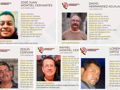 Buscan a cinco campesinos de Actopan desaparecidos cuando iban al Puerto de Veracruz