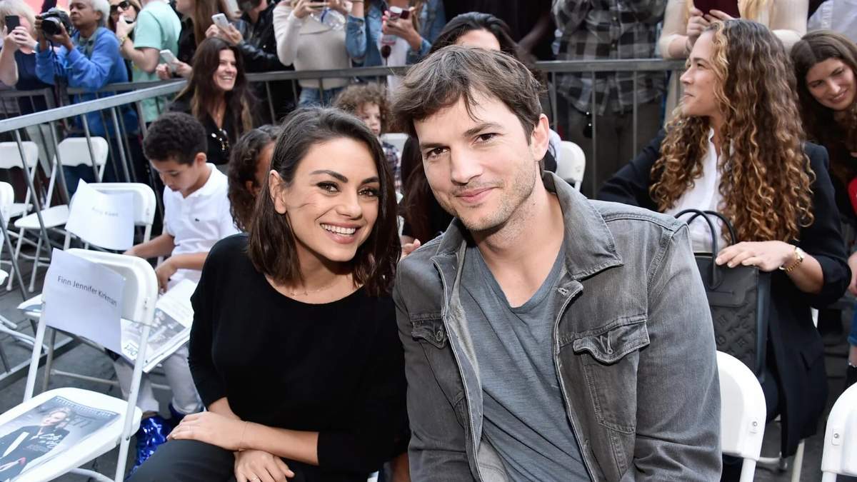 Mila Kunis y Ashton Kutcher. Fuente: (Twitter)