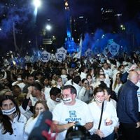 Panistas cierran Paseo de la Reforma para protestar contra la reforma judicial