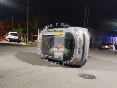 Impactante choque y vuelco en Neuquén: ¿fue por alcohol y velocidad?