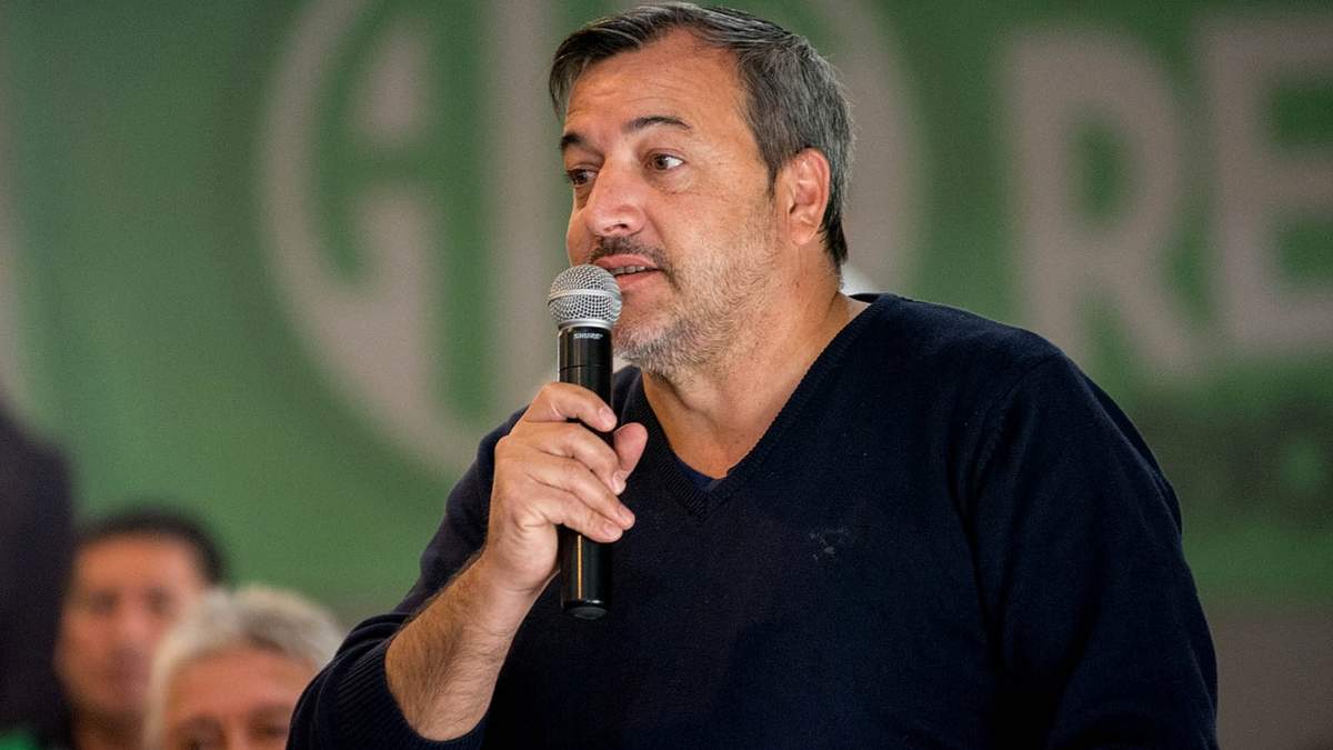 Rodolfo Aguiar, dirigente de ATE nacional. Fuente: (Prensa ATE)