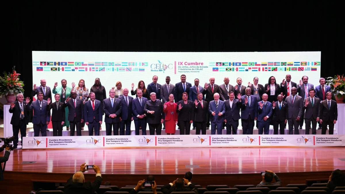 La fotografía oficial de la Celac