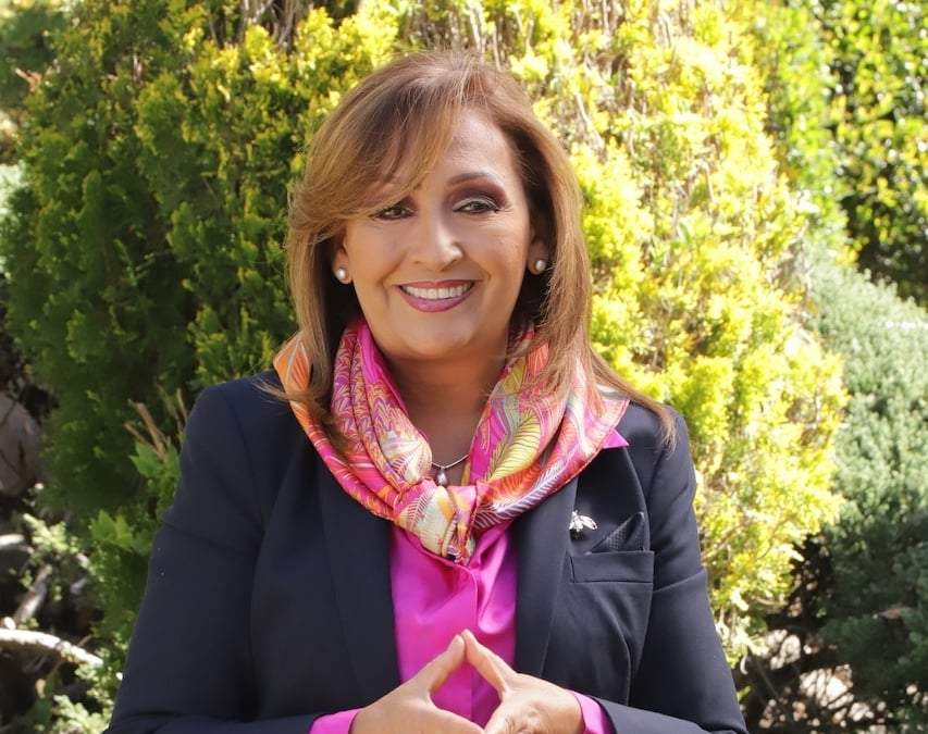 La gobernadora de Tlaxcala