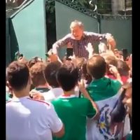 Goles de Corea cimbran al Zócalo... y el festejo ahora fue en la embajada asiática (Videos)