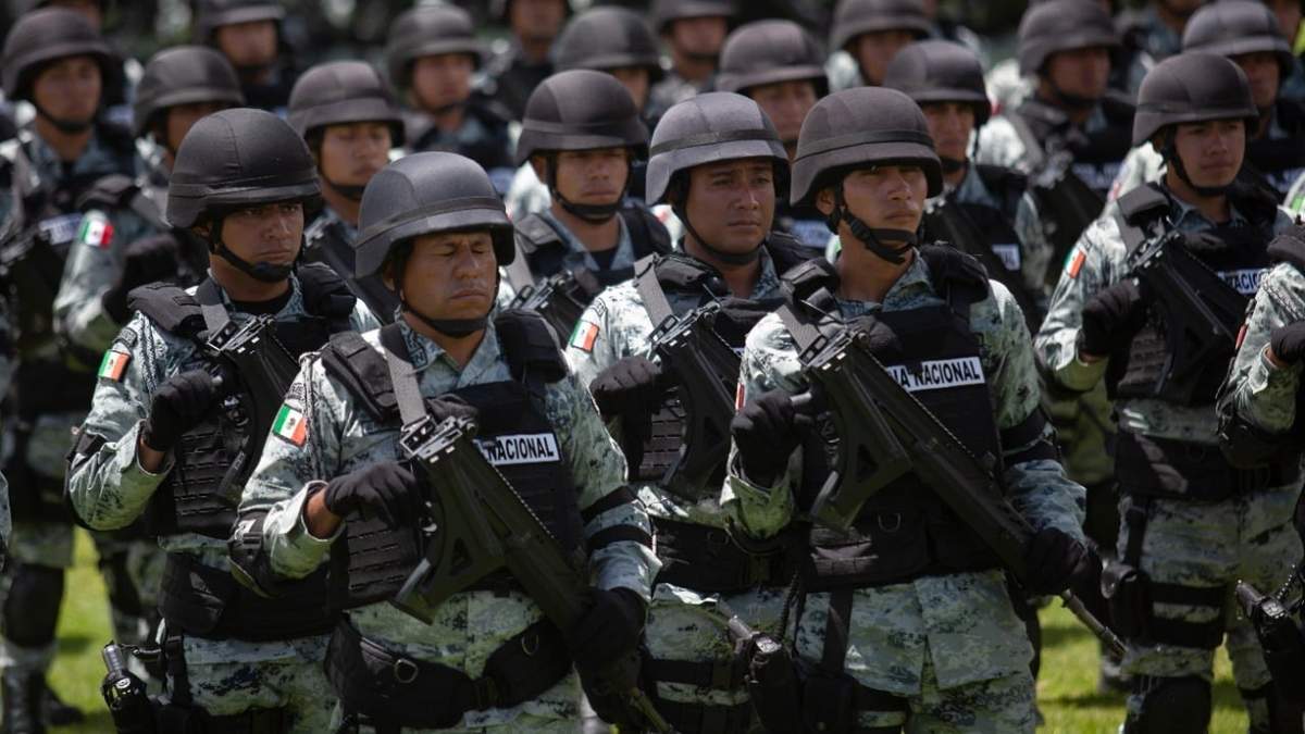 Integrantes de la Guardia Nacional