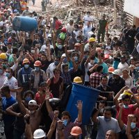 Destrucción, tragedia y la angustiosa búsqueda de personas con vida