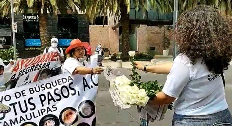 Integrantes del Movimiento por Nuestros Desaparecidos