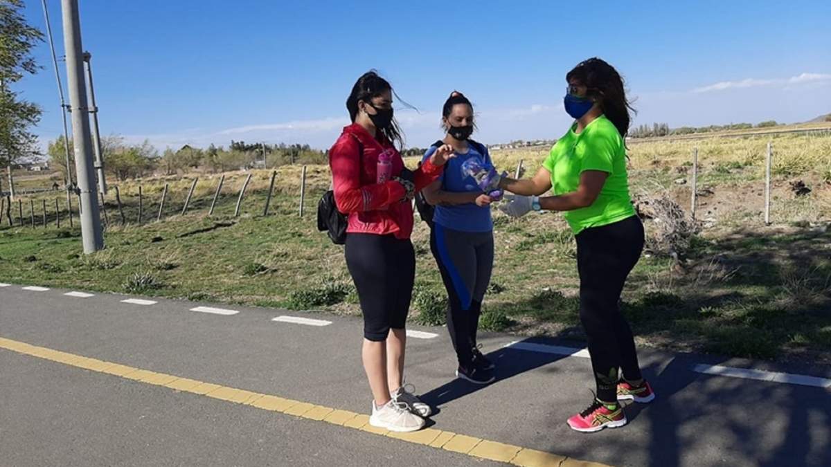 Ciclovía, uno de los sectores elegidos para realizar la campaña de prevención. Fuente: (Twitter).