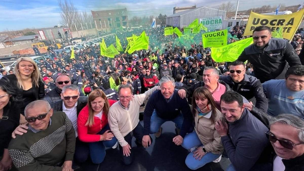 Acto de campaña en Plottier. Fuente: (X)