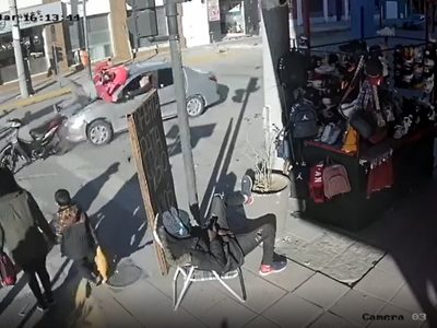 Un repartidor de Pedidos Ya se salvó de milagro