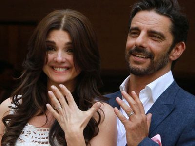 Las fotos inéditas de la boda de Araceli González y Fabián Mazzei