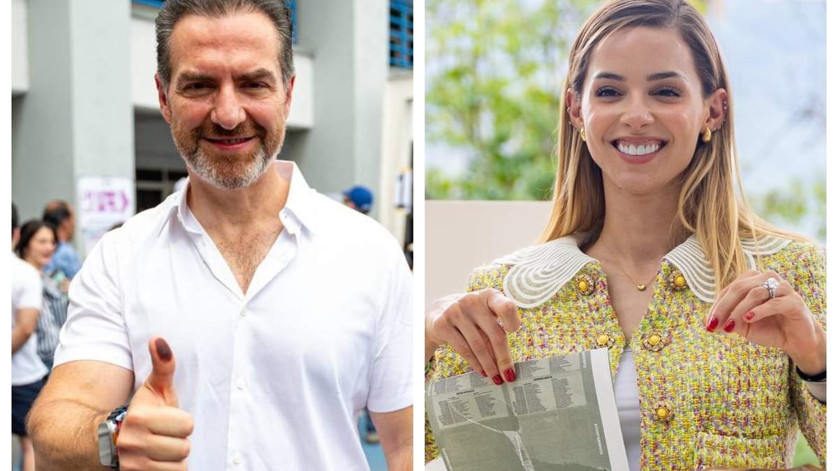 Adrián de la Garza y Marian Rodríguez