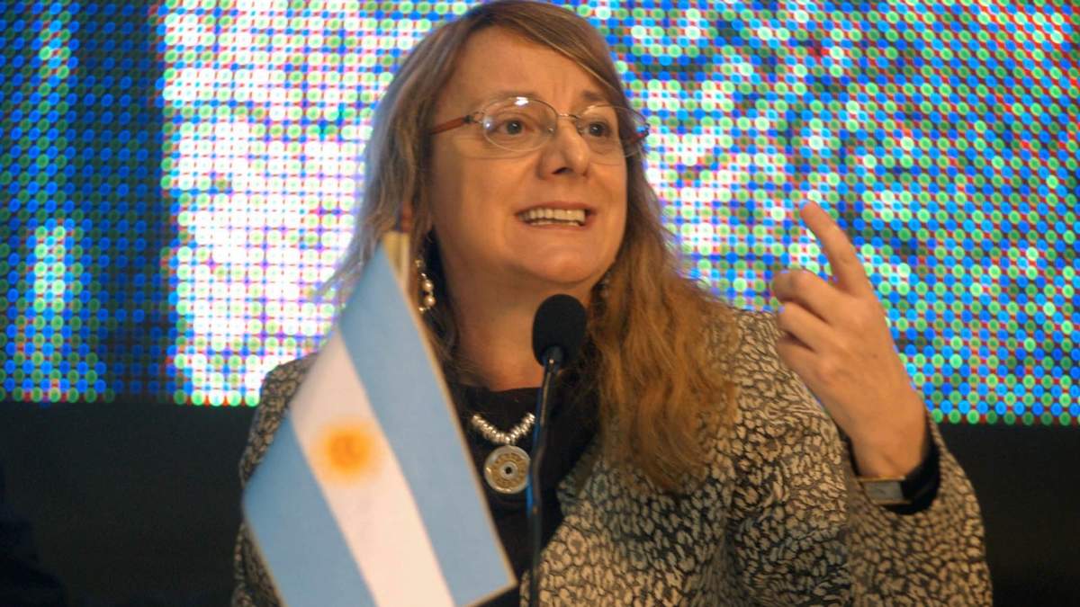 Alicia Kirchner, gobernadora de Santa Cruz. Fuente: (Twitter)
