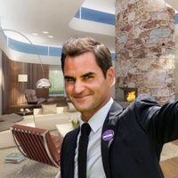 La llaman "la mansión de cristal": conocé el imponente hogar donde descansa Roger Federer