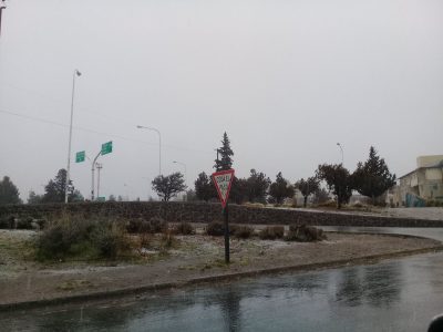 Emiten un alerta naranja por lluvias fuertes y otra amarilla por nevadas en Neuquén