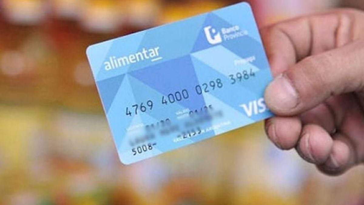 Pago de la Tarjeta Alimentar en la Patagonia. Fuente: (Twitter)