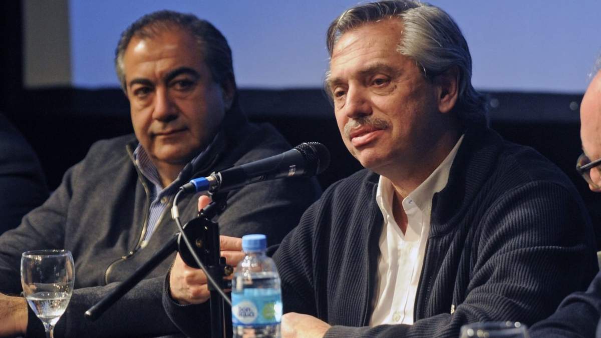 Héctor Daer y Alberto Fernández. Fuente: (Twitter)