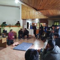 Realizaron un curso de primeros auxilios para corredores del Parque Nacional Lanín