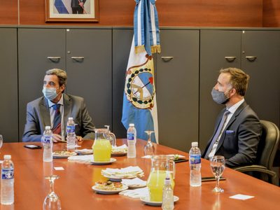 Las autoridades de Minería de la Provincia de San Juan se reunieron con el embajador de Alemania