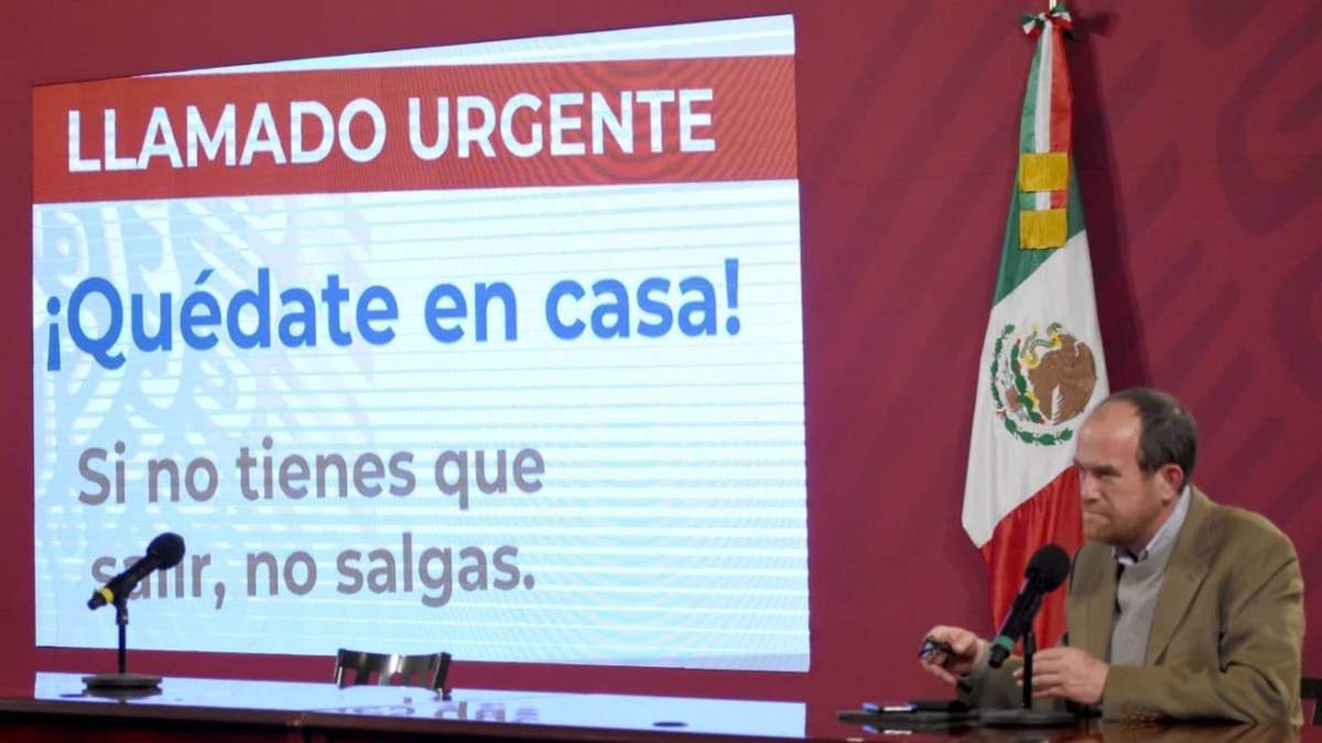 Ruy López Ridaura, en la conferencia en Palacio Nacional