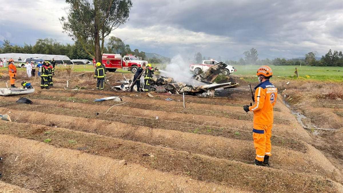 Terrible accidente en el que murió Yeison Giménez junto a otros 5 pasajeros.