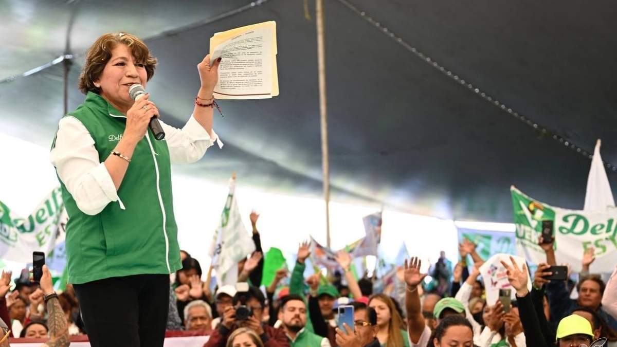 La aspirante a gobernar el Estado de México