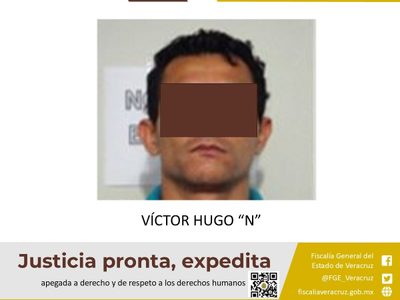 Dictan 70 años de prisión a Víctor Hugo "N" por el homicidio de 65 personas en Veracruz