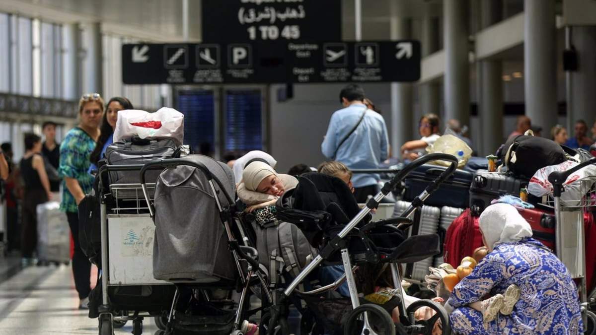 El Aeropuerto Internacional Rafik Hariri de Beirut, el principal aeródromo de Líbano, canceló vuelos