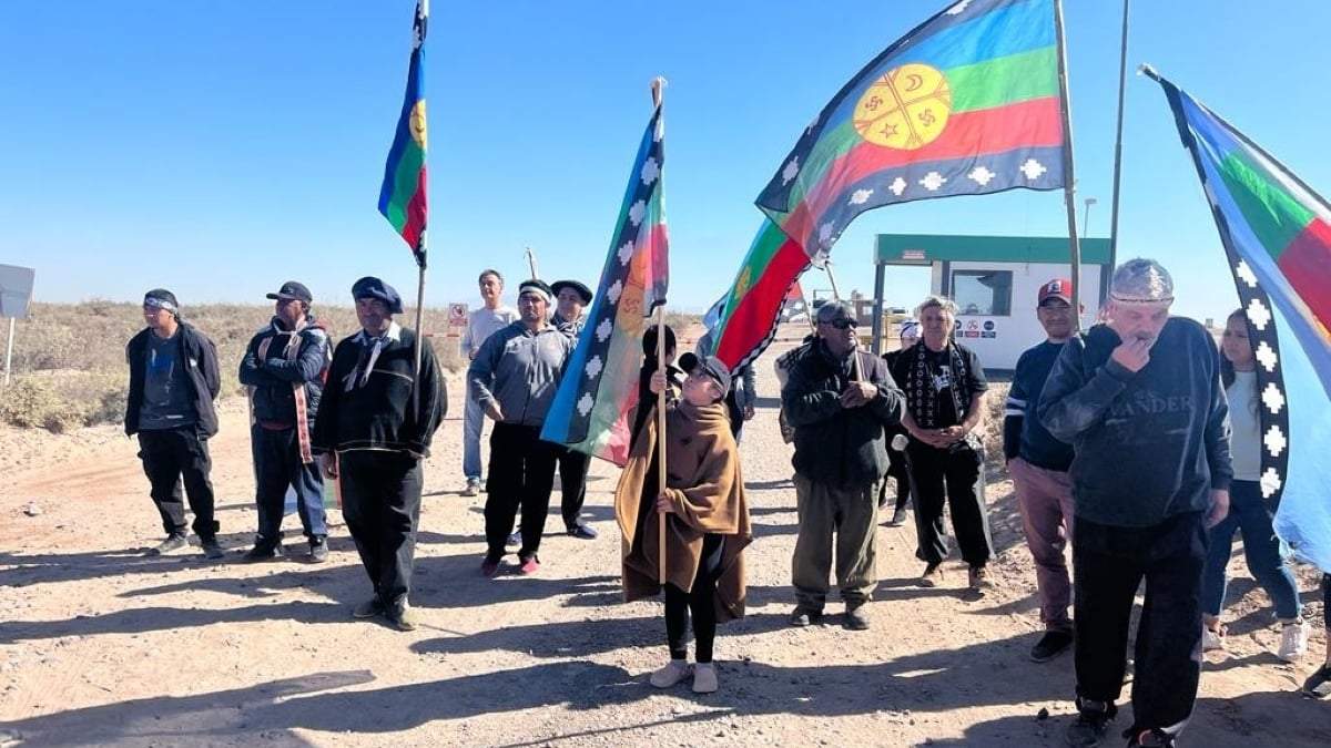 Reclamo de comunidades mapuche. Fuente: (Facebook)