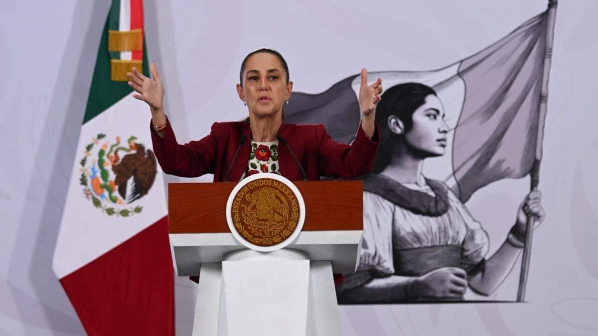 La presidenta Claudia Sheinbaum