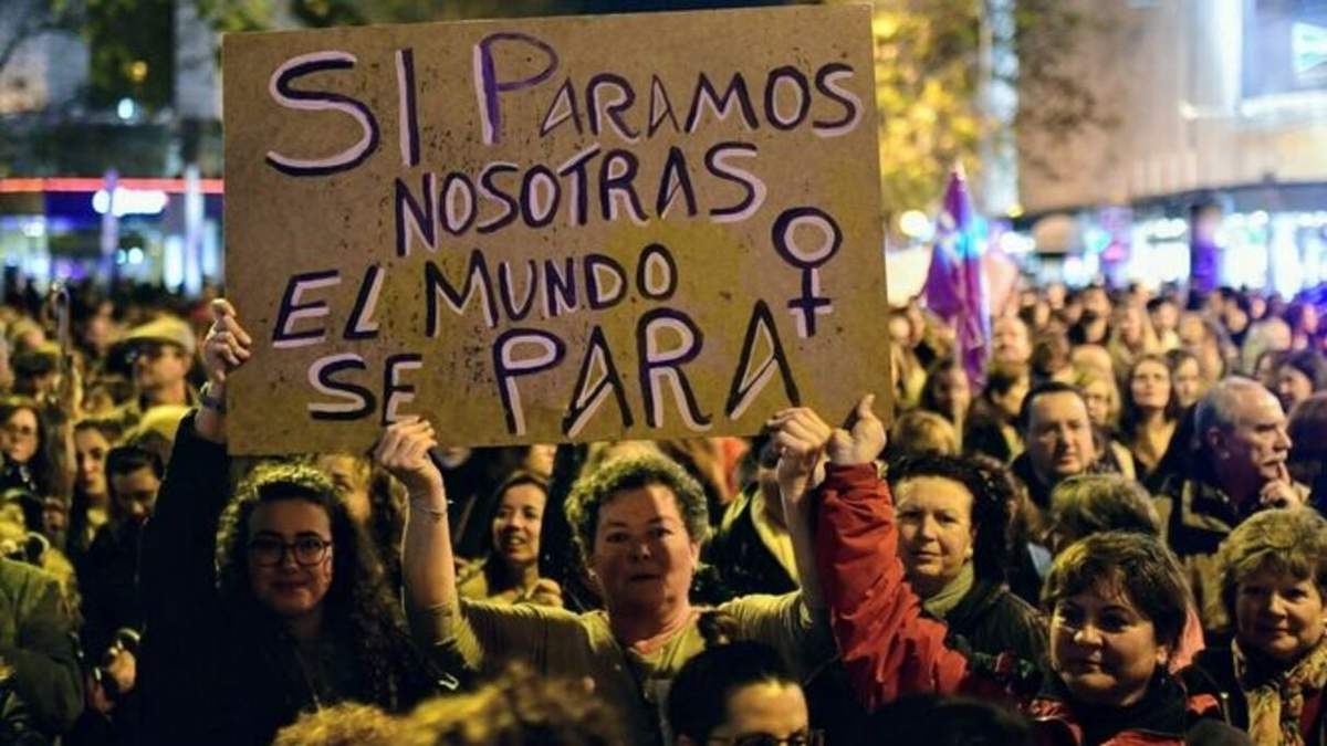 Marcha 8 de marzo. Fuente: (Twitter)